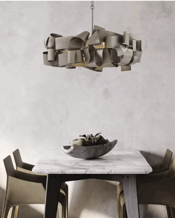 Harlow iron chandelier